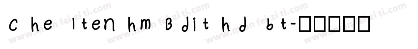 cheltenhm Bdithd bt字体转换